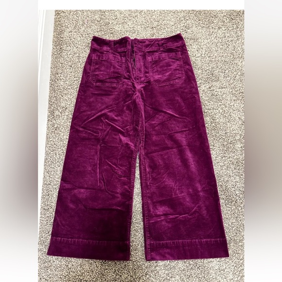 MAEVE By Anthropologie The Colette Cropped Pants Women's Size 33 - Picture 6 of 6